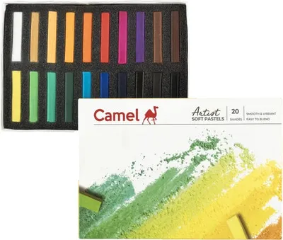 Camel Artist Soft Pastels