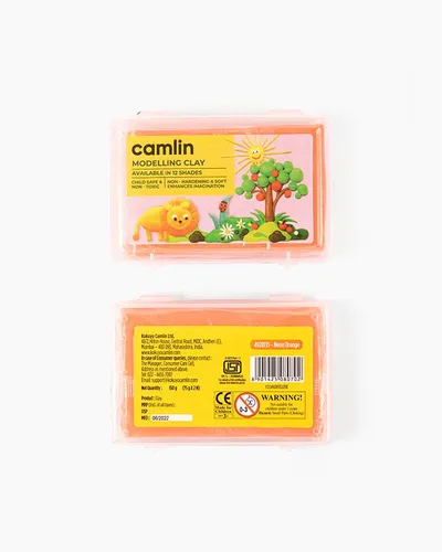 Camlin Camel Creative Clay Neon Orange 150G